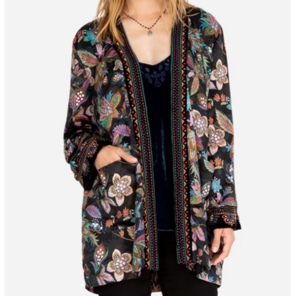 NWT Reversible Johnny Was Kimono Size S